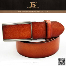 2014 leather covered belt wolf leather belts